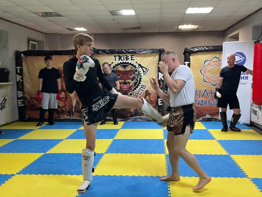 В Жуковском состоялась открытая тренировка по тайскому боксу