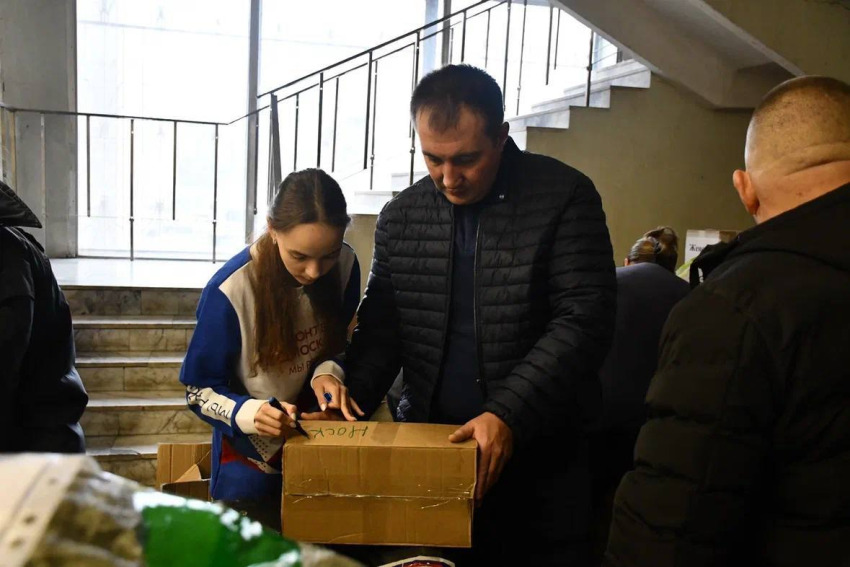 Жуковский передал очередную партию гуманитарной помощи участникам СВО